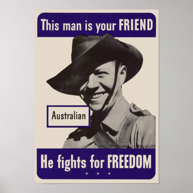 WWII Australian Poster (Front)