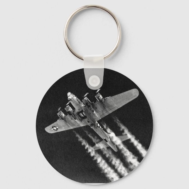 WWII B-17 in Flight Key Ring (Front)