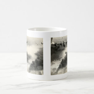 WWII B-24s over Ploesti Oil Fields Coffee Mug