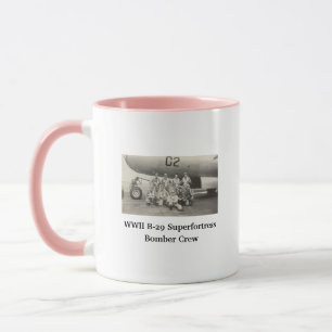 WWII B-29 Bomber Crew Photo Coffee Mug