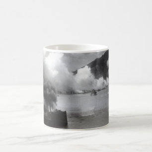WWII Bomb Run in Rabual Coffee Mug
