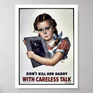 Wwii Careless11 Poster