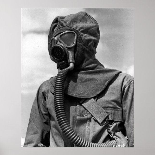 WWII Chemical Suit Poster (Front)
