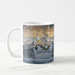 WWII D-Day Omaha Beach Coffee Mug