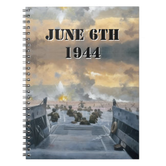 WWII D-Day Omaha Beach Notebook
