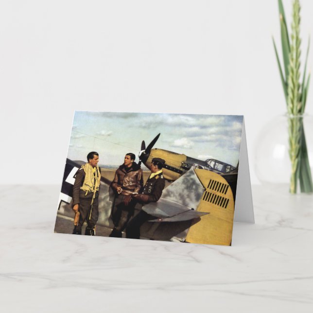 WWII German ME-109 Pilots Card (Front)