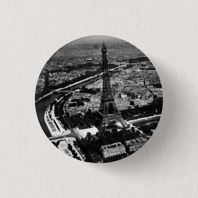 WWII Liberated Paris 3 Cm Round Badge (Front)