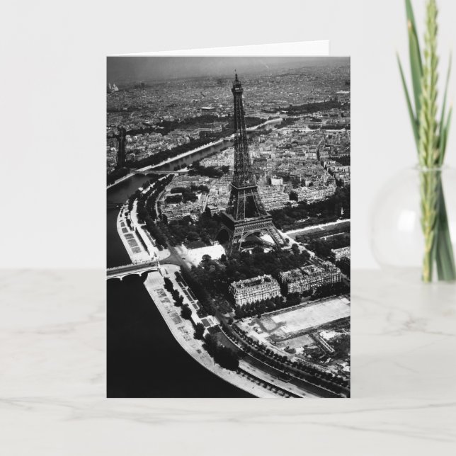 WWII Liberated Paris Card (Front)