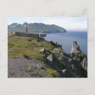 WWII Lookout Bunker at Fort Swatzka Postcard