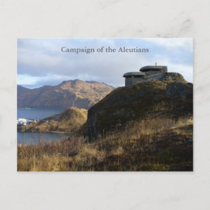 WWII Lookout Bunker, Unalaska Island Postcard