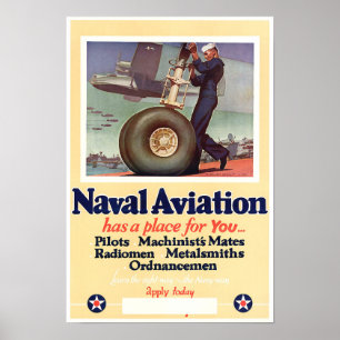 WWII Naval Aviation Poster