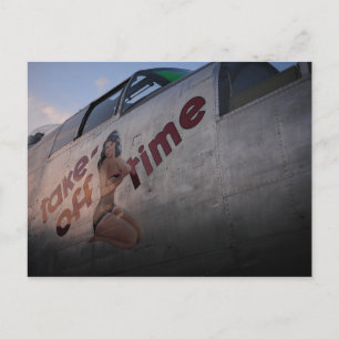 WWII Nose Art Postcard