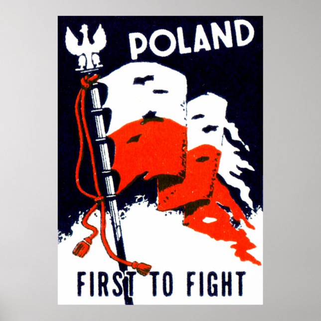 WWII Poland, First to Fight Poster (Front)