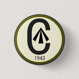 wwII Spearhead logo Canada 3 Cm Round Badge