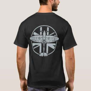 WWII Spitfire RAF 016 Sky Blue T-Shirt
