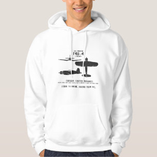 WWII Spotter Series F4U Corsair Naval Fighter Hoodie