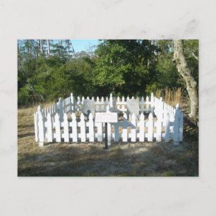 WWII UK Soldier Gravesite OBX Postcard