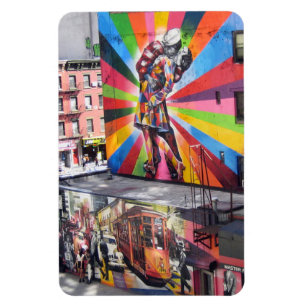 WWII V-J Day THE KISS Sailor Iconic Wall Mural Magnet