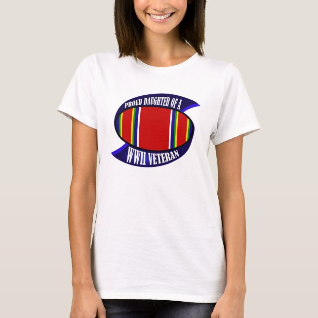 WWII Vet Daughter T-Shirt (Front)