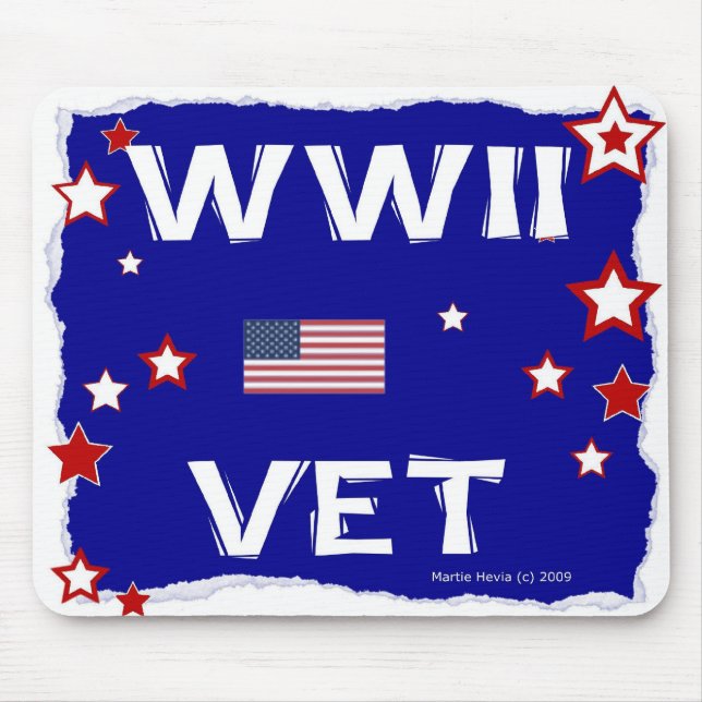 WWII Vet - In Honour - Mousepad (Front)
