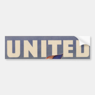 WWII Vintage Poster Bumper Sticker