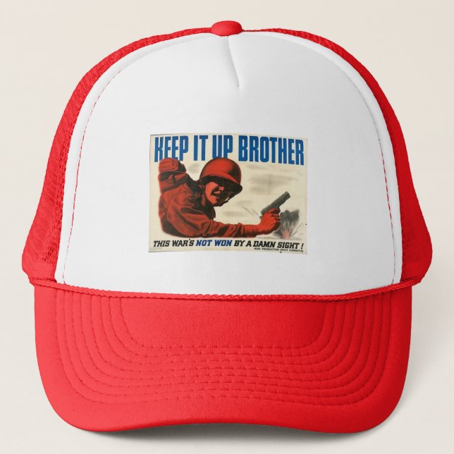 WWII Vintage Poster Hat (Front)