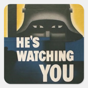 WWII Vintage Poster Sticker