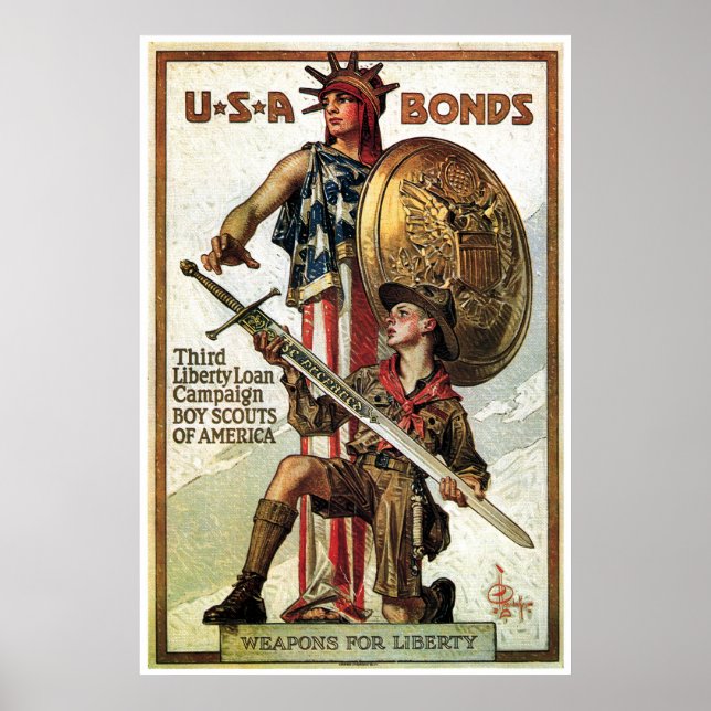 WWII War Bonds Poster (Front)