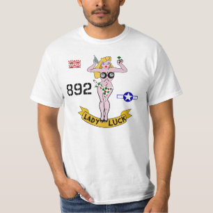 WWII Wing Art (Lady Luck) T-shirt