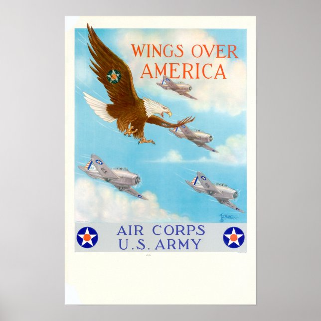 WWII Wings Over America Poster (Front)