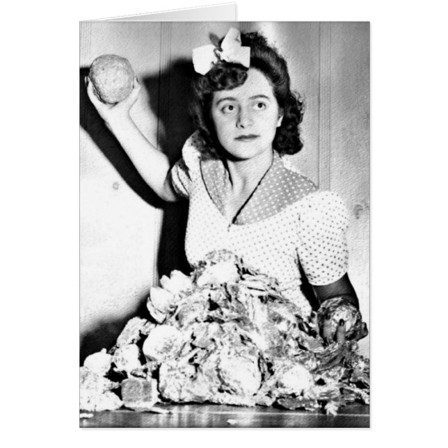 WWII Women - Homefront/War Effort Greeting Card (Front)