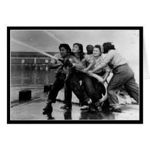 WWII Women - Homefront/War Effort Greeting Card