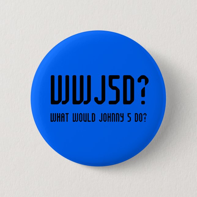 WWJ5D? 6 CM ROUND BADGE (Front)