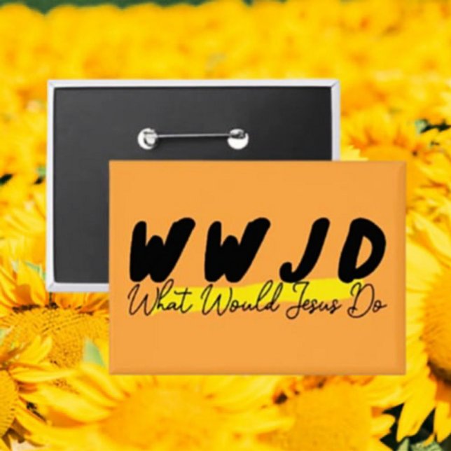 WWJD Button – What Would Jesus Do? Bold Reminder (Creator Uploaded)