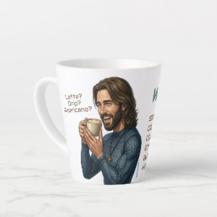 WWJD Latte Vibes, Everyday Jesus, Christian Coffee Mug