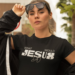WWJD Typographic Statement Shirt