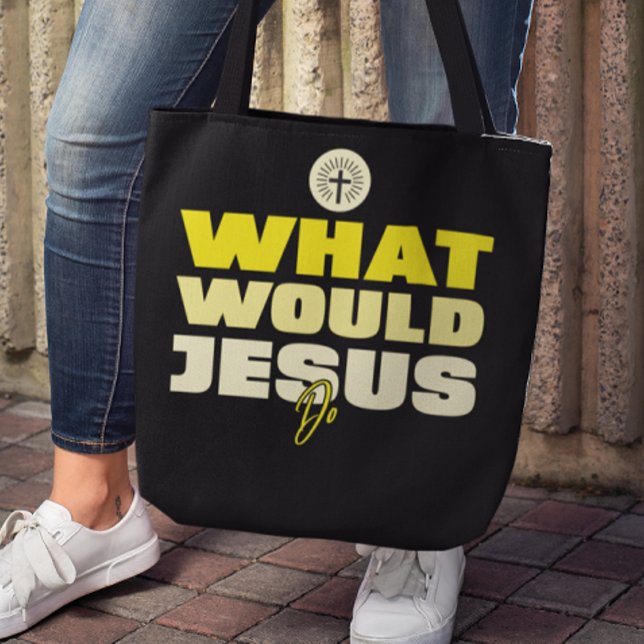 WWJD – What Would Jesus Do? Tote Bag (Creator Uploaded)