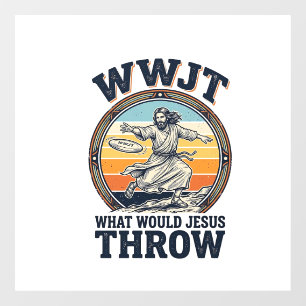 WWJT What Would Jesus Throw Vintage Disc Shirt_1