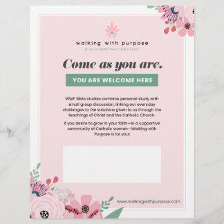 WWP Promotional Flyer Custom Letterhead
