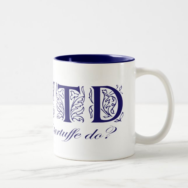 WWTD? Two-Tone COFFEE MUG (Right)