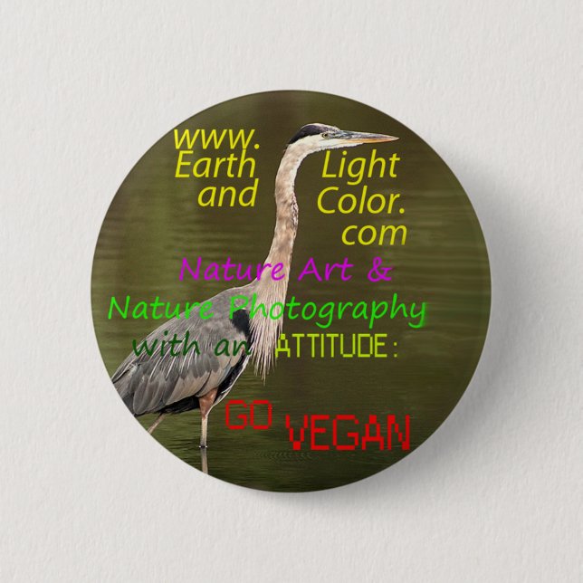 WWW.EARTHLIGHTANDCOLOR.COM 6 CM ROUND BADGE (Front)