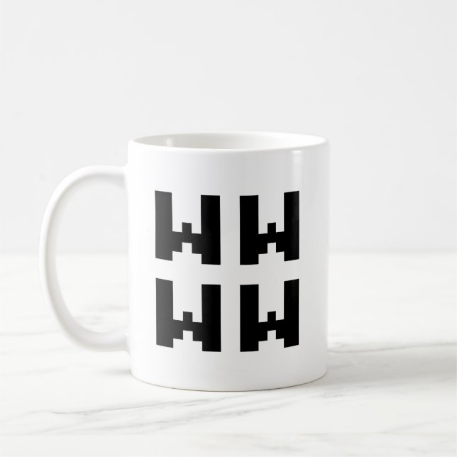 WWWW | LOL Japanese Internet Slang Coffee Mug (Left)