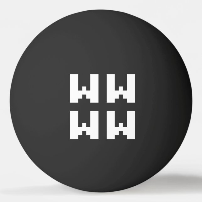 WWWW | LOL Japanese Internet Slang Ping Pong Ball (Front)