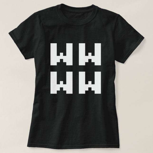 WWWW | LOL Japanese Internet Slang T-Shirt (Design Front)