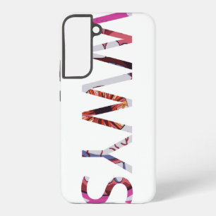 WWYS 1 Line Verical Text Samsung Galaxy Case