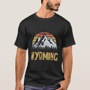 Wy Wyoming Us Mountain State T-Shirt