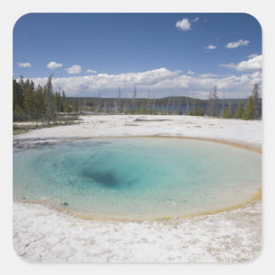 WY, Yellowstone National Park, West Thumb Geyser Square Sticker