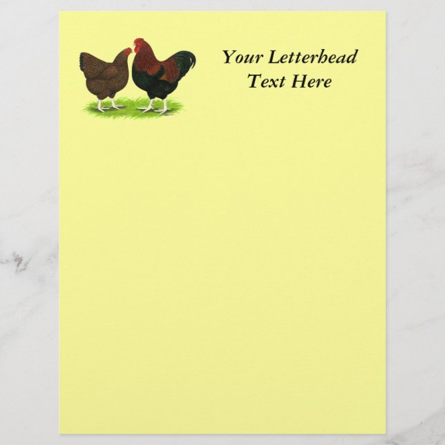 Wyandotte:  Partridge Pair (Front)