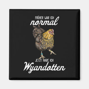 Wyandotten Chicken I Hen Egg Rooster Motif For Chi Magnet