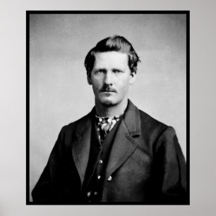 Wyatt Earp American Lawmen Old West Portrait Poster